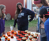 Pumpkin Checkers